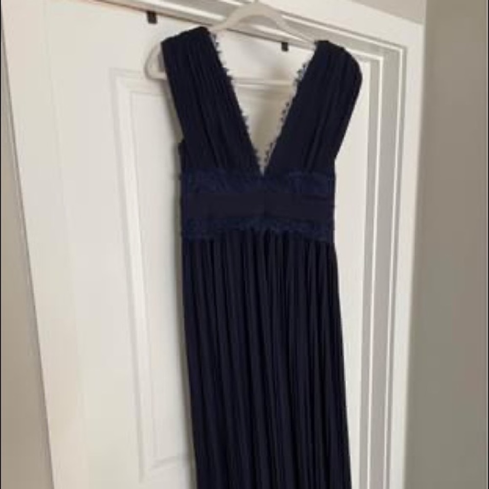 Navy Blue ASOS formal floor length dress